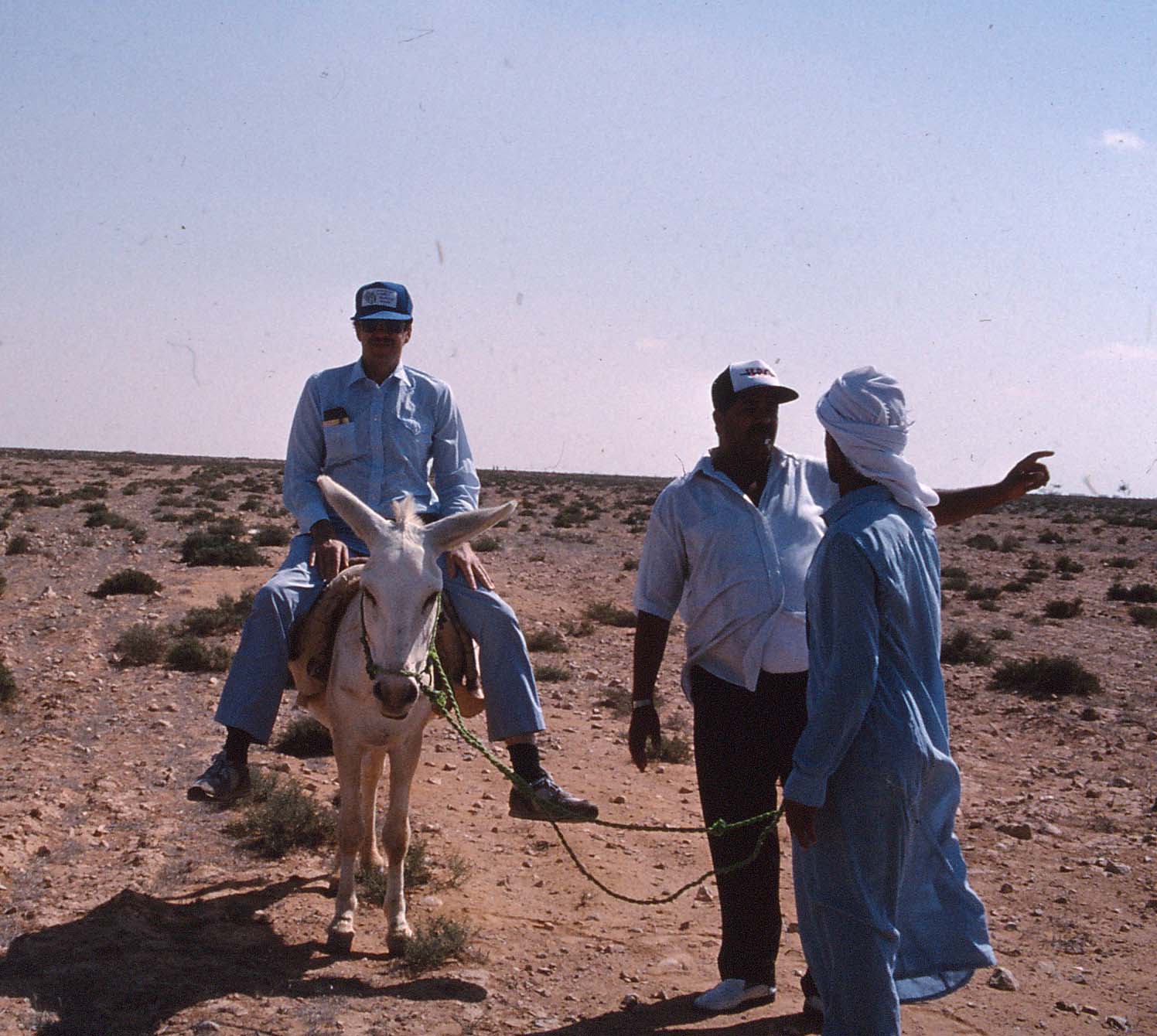 TheKnowmad riding a donkey in the Sahara Desert near Fuka Egypt